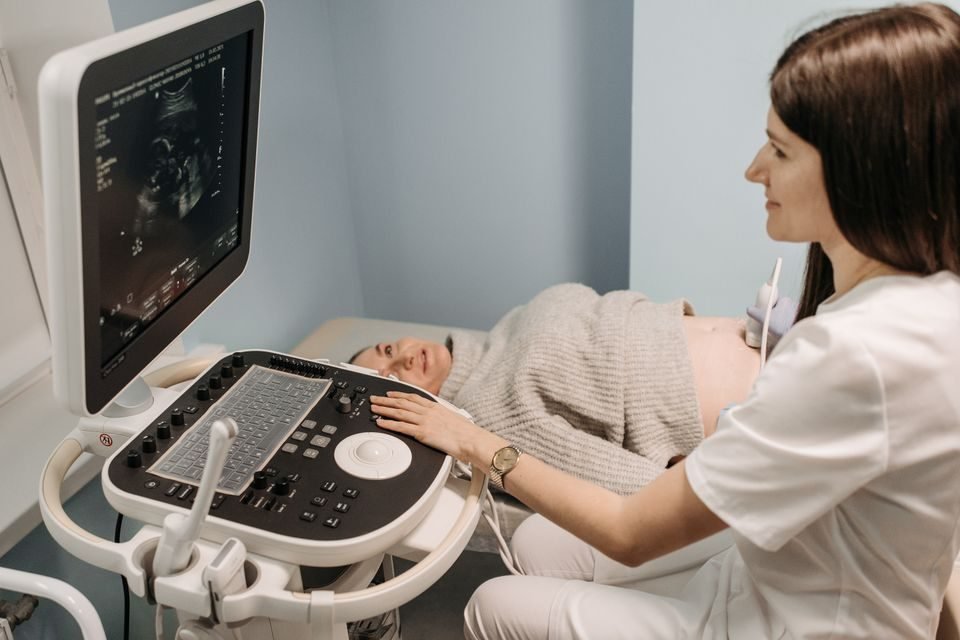 Obstetric ultrasound appointment during prenatal care
